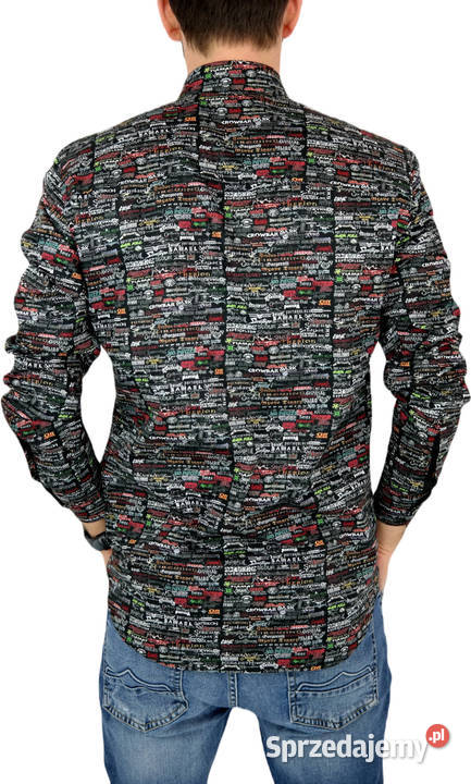 DANIEL BESSI Koszula Męska Fb091 Zespoły Odzież codzienna wielkopolskie Ostrów Wielkopolski