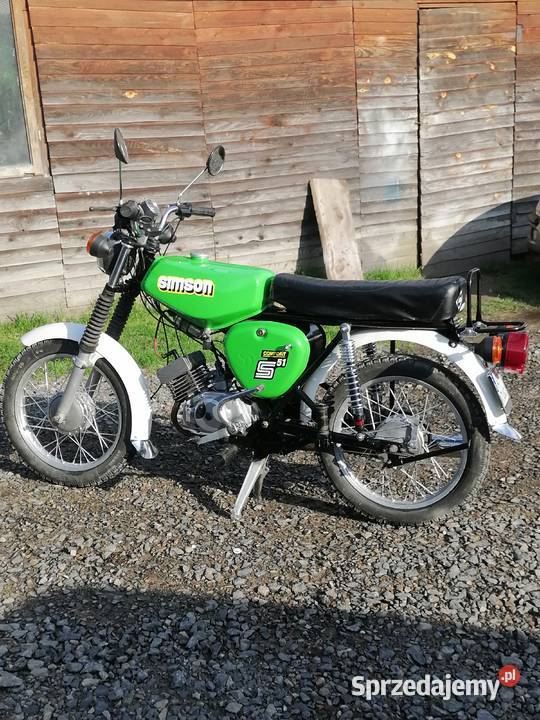 Simson S51 Comfort 4 biegi zarejestrowany motorower Tomaszów Lubelski