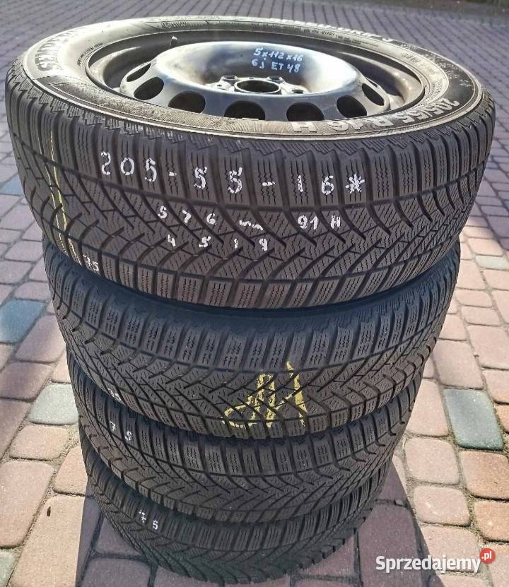 4x Opona zimowa Semperit SpeedGrip 3 20555R16 Skołoszów sprzedam