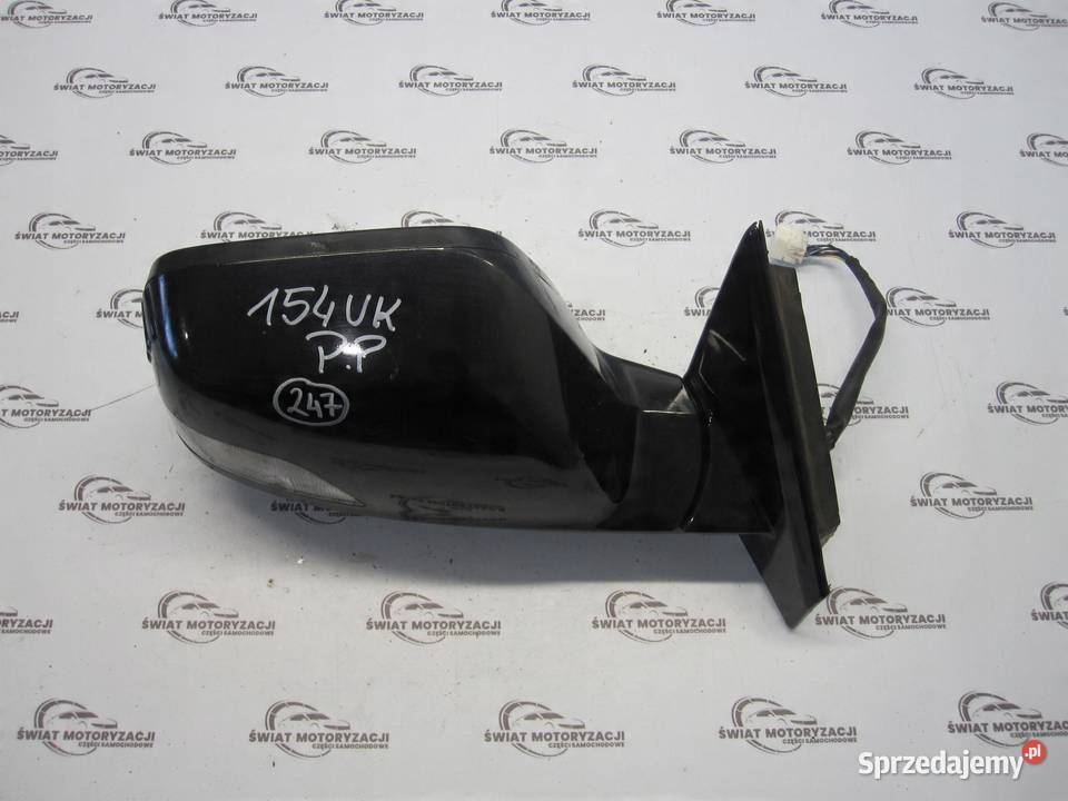 HONDA CRV III 09r lusterko prawe 212876136 9 PIN osobowe Lusterka zewnętrzne