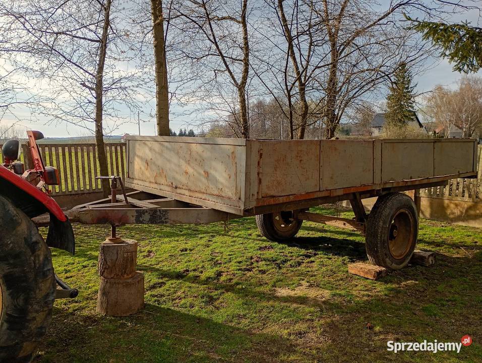 Przyczepa jednoosiowa masywna mocna Pińczów