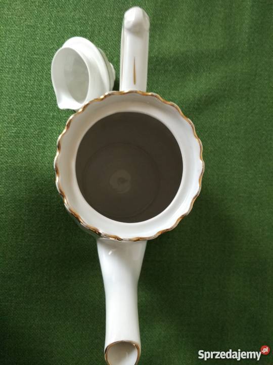Duży dzbanek Askania Gold porcelana małopolskie Ropa