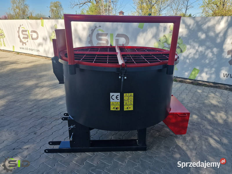 Mieszalnik Betoniarka Bębnowa Ciągnikowa 1200 L Osprzęt roboczy Grodziec