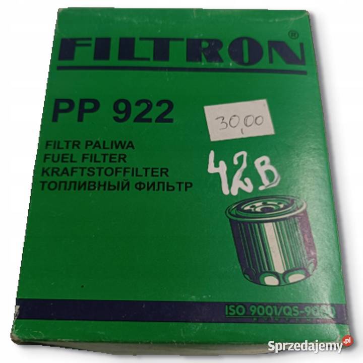 FILTR PALIWA Filtron PP 922 PP922 Hyundai osobowe