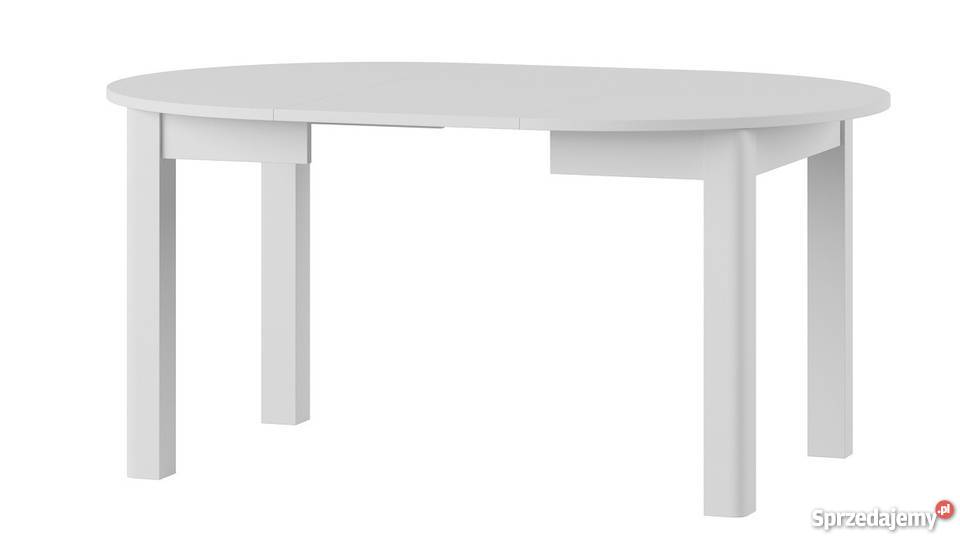 Stół okrągły rozkładany URAN 1 biały Łomża
