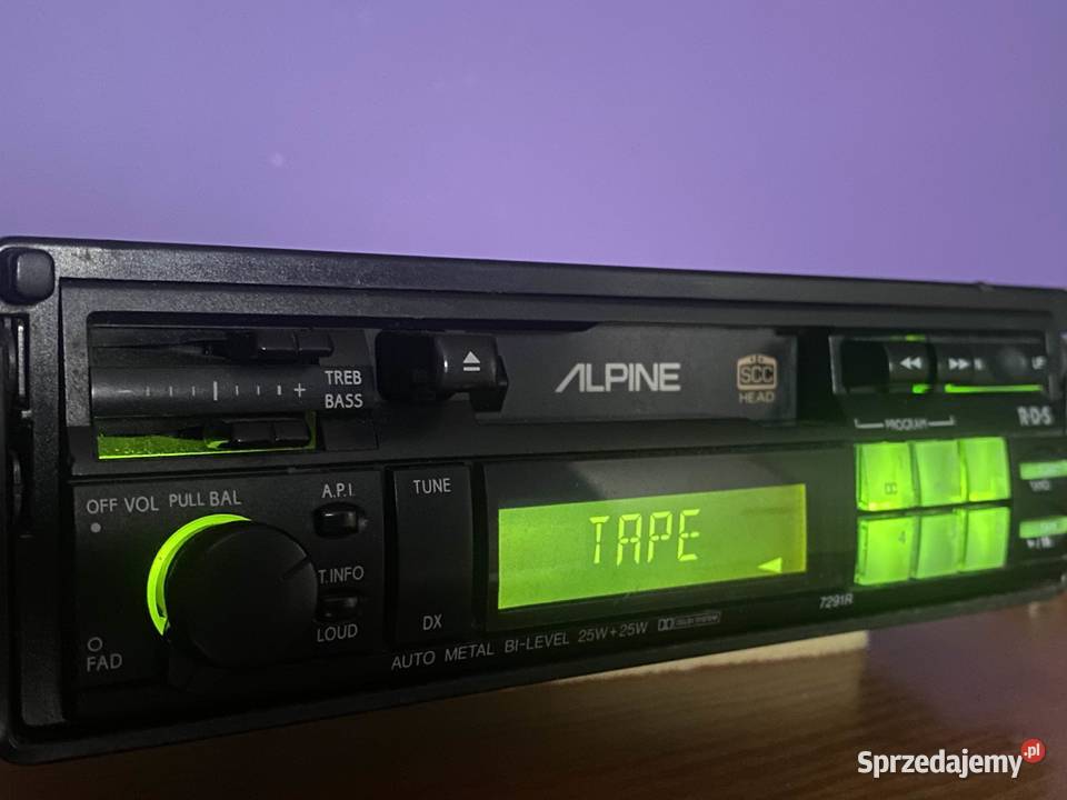 Alpine 7291R Vintage Klasyk 1991R Kaseta Super