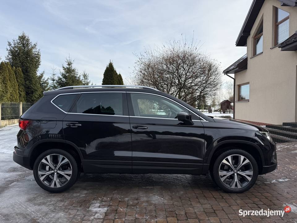 Seat Ateca 15 TSI Ambiente Kamera Led Zadbana czarny Ateca Kutno sprzedam