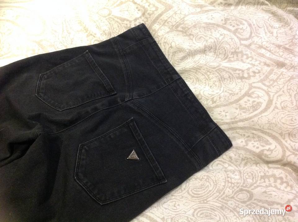 Spodnie Jeans Czarne Damskie GUESS Los Angeles M Nowa Sól