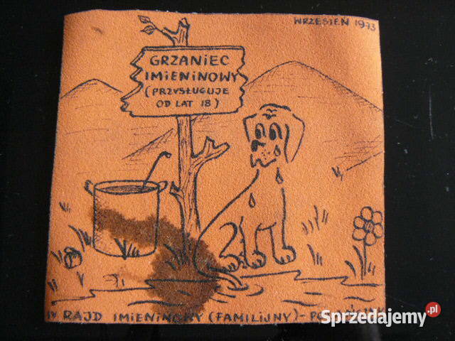 Pamiatka z rajdu samochodowego Polanczyk 1973 Rzeszów
