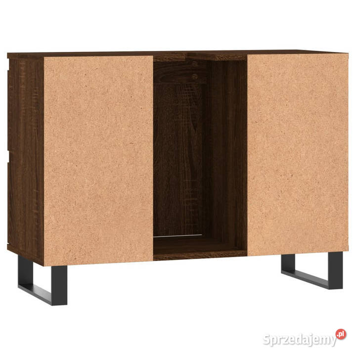 Szafka łazienkowa brązowy dąb 80x33x60 WM831667 Warszawa