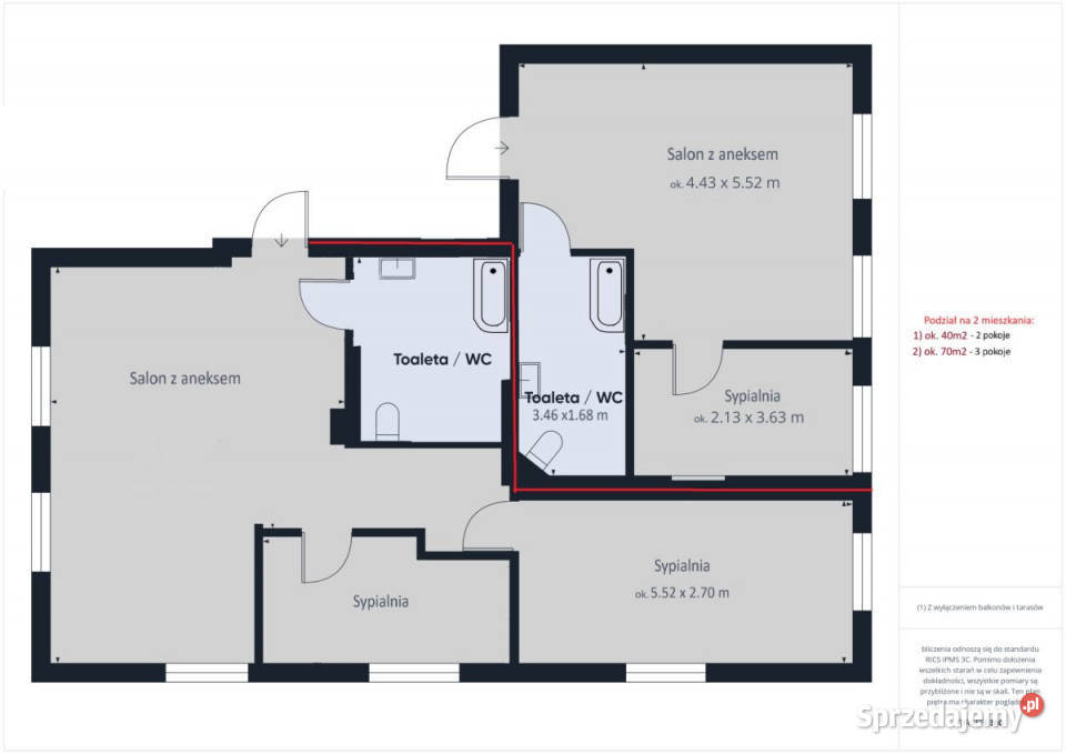 Ogłoszenie lokal 1378m2 Kwidzyn 137.8m2 sprzedam
