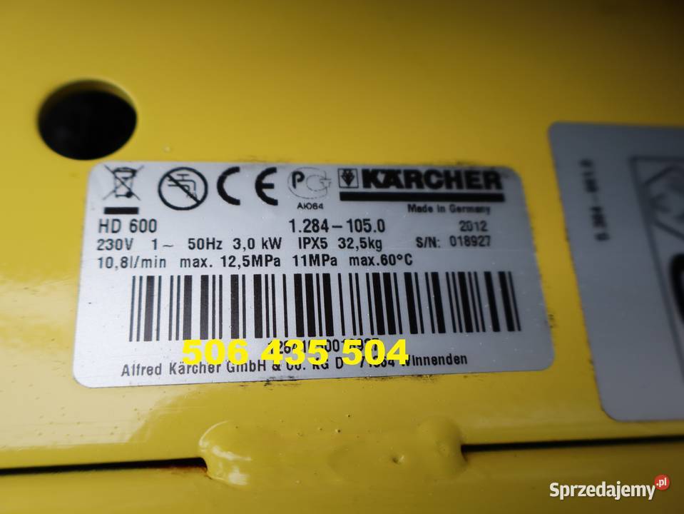 Myjka Ciśnieniowa Karcher HD 600 Myjki ciśnieniowe Radom sprzedam