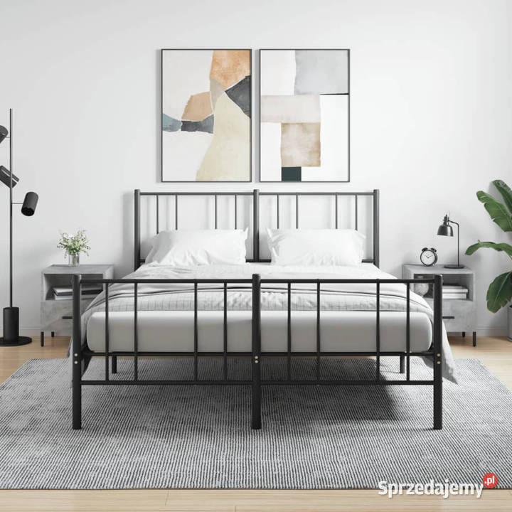 Szafki nocne 2 szarość betonu 40x35x475 WM827461 Warszawa