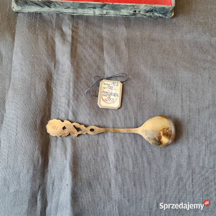 Łyżeczka z metalu srebrzonego Warszawa