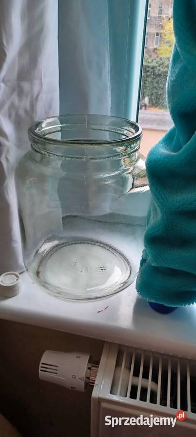 słoje szklane zabytkowe huta szkła NIEMIEN dwa Poznań