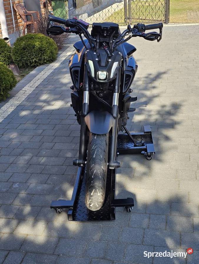 Platforma motocyklowa manewrowa wózek stojak do