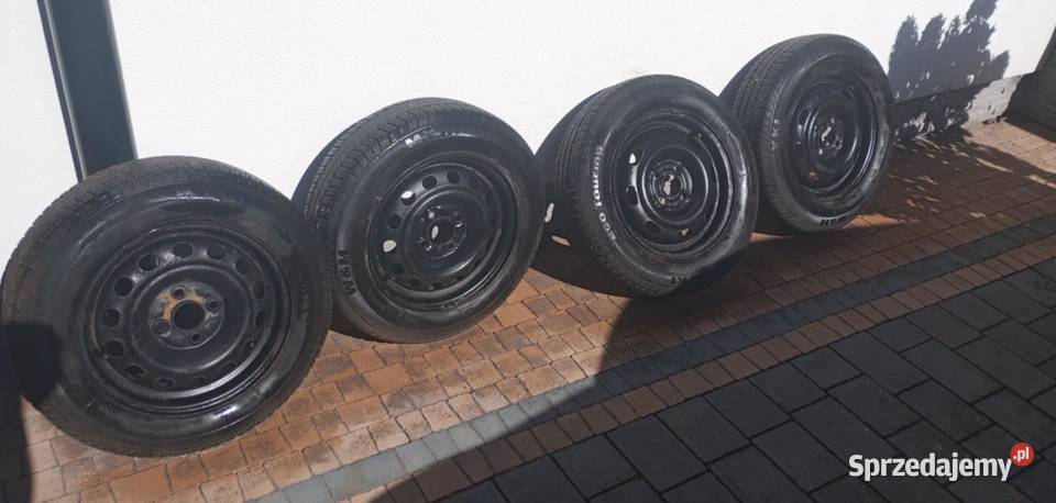 Koła stalowe opony 16570r14 honda 4x100 opony małopolskie Wielka Wieś