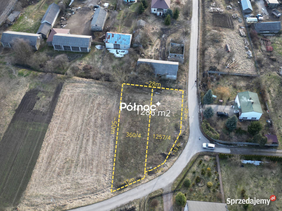 działka 1286m2 Bortatycze rolna lubelskie
