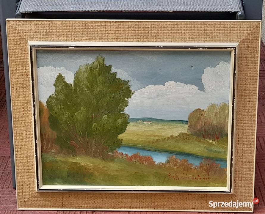 Per Gunnar Lindstrom 19091986 Antyczny obraz Iłża sprzedam