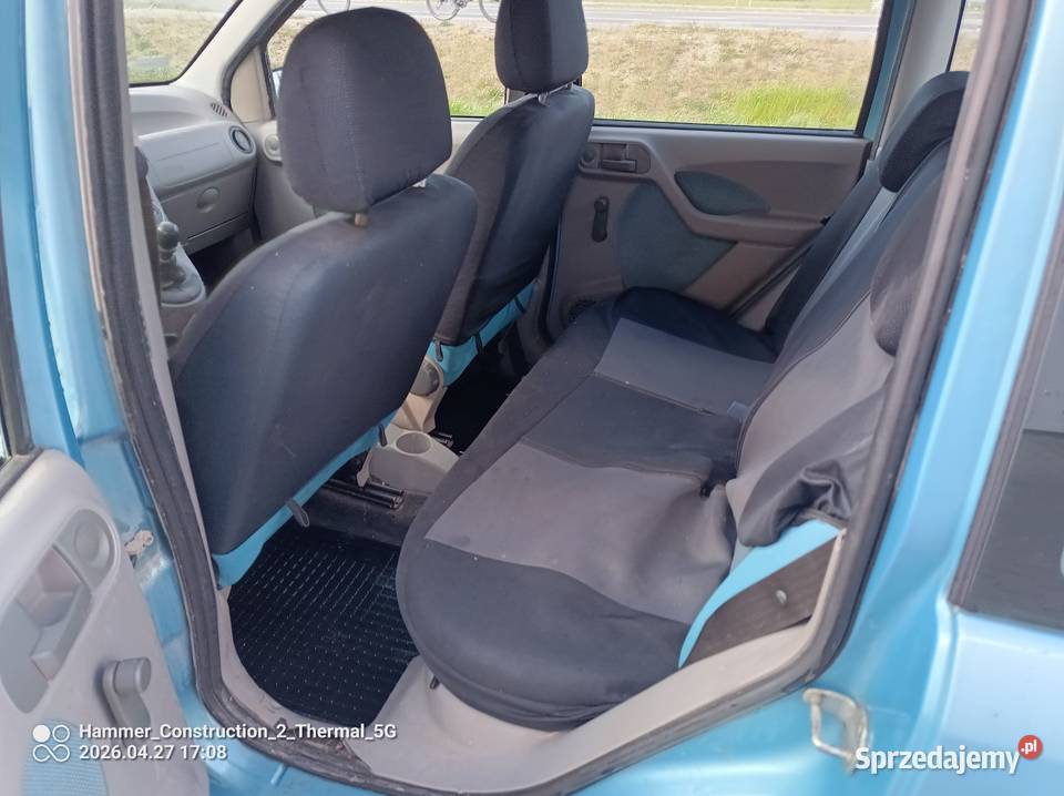 Fiat panda 2 2005r 12 Ben wspomaganie klimatrnik Włodawa
