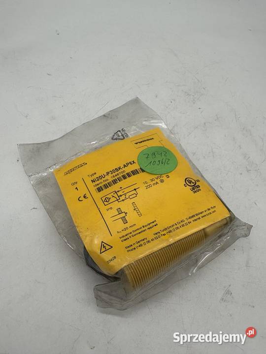 Turck NI20UP30SKAP6X 1646700 Czujnik indukcyjny