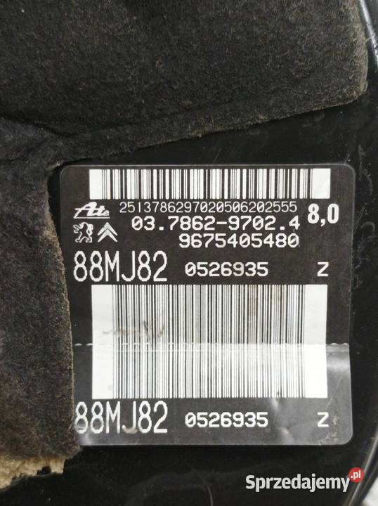 POMPA HAMULCOWA SERWO 9675405480 Peugeot 308 II Pompy hamulcowe
