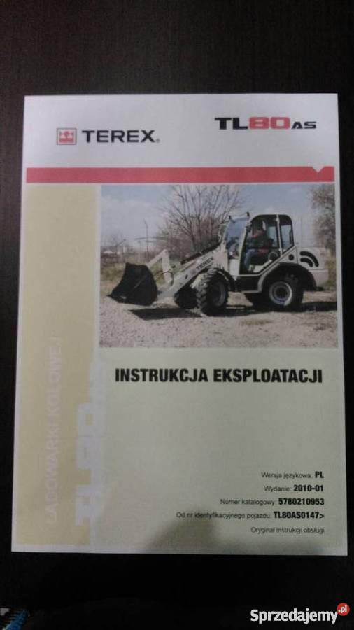 Instrukcja obsługi DTR ładowarka kołowa TEREX Brzesko