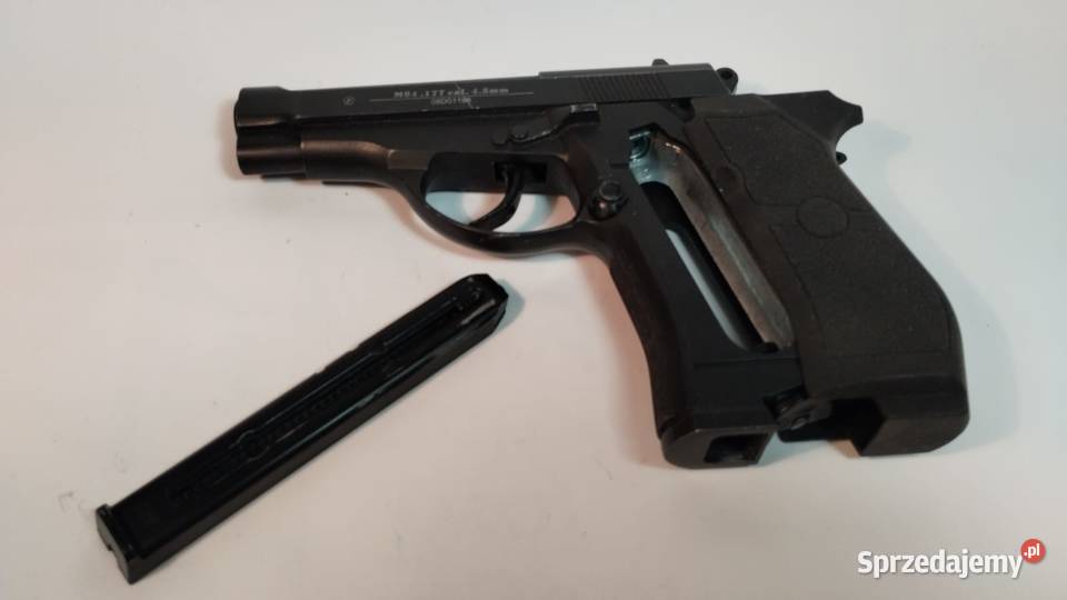 Pistolet na kulki stalowe CO2 replika Beretta Sporty strzeleckie i myślistwo