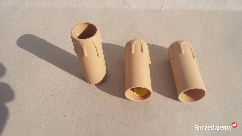 Osłonka oprawki E14 GILZA osłonka świeczki 3 odcienie brązowego Warszawa