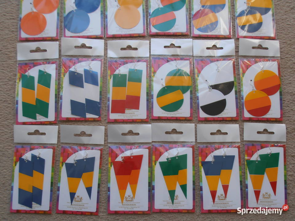 Kolczyki letnie wakacyjne plażowe Skawina sprzedam