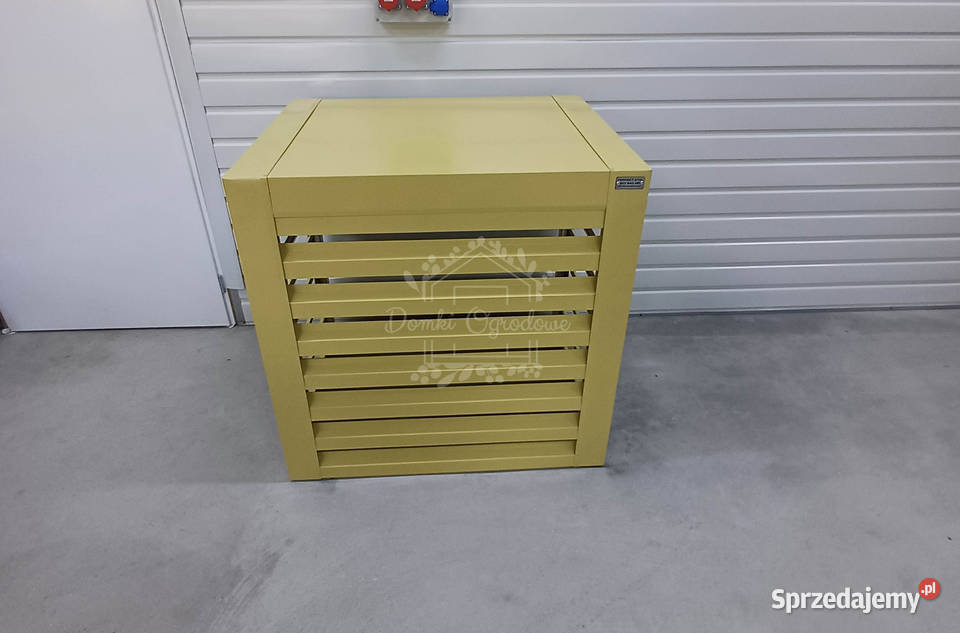 Osłona pompy ciepła 90x80x90 żółty Zabudowa