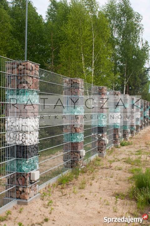 Słupek wys 240m Słup Gabiony GABION GABIONOWY Ogrodzenia i bramy Toruń