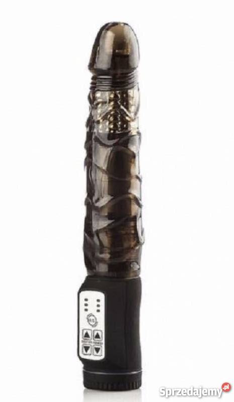 CZARNY MOCNY WIBRATOR ROTACYJNY Z PEREŁKAMI dolnośląskie Wrocław