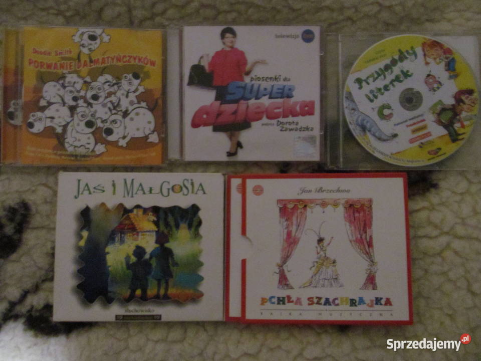 Bajki dzieci piosenki zestaw 5 płyt cd 1 CD Płyty i kasety Lublin