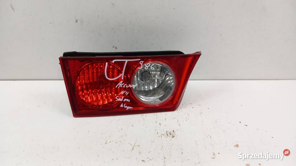 HONDA ACCORD VII SEDAN LAMPA W KLAPĘ TYŁ LEWA Zbierkowo