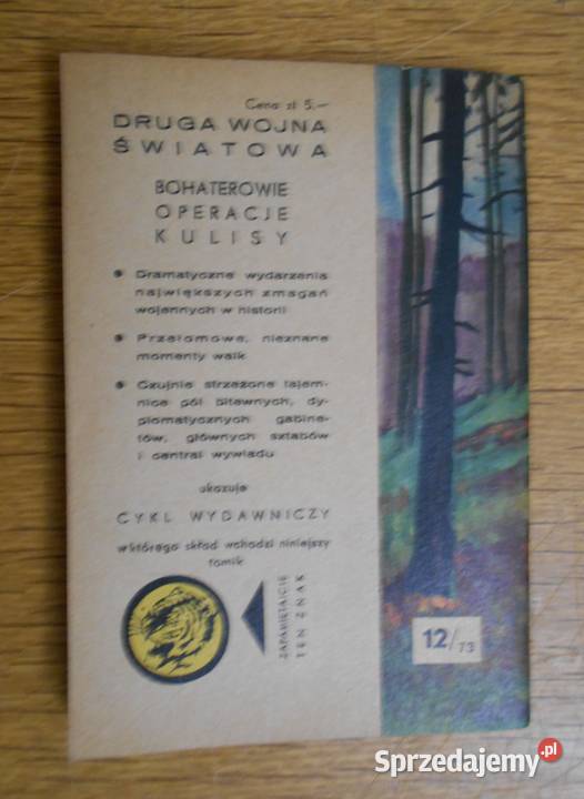 Żółty Tygrys Leśnym tropem 1273 historyczne Proza i poezja lubelskie Parczew