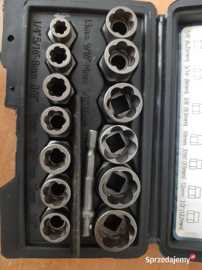 Zestaw do odkrecania uszkodzonych śrub Klucze sprzedam