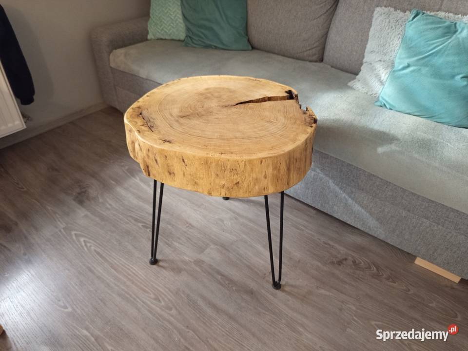 Stolik z plastra drewna Wyprzedaż Wrocław sprzedam