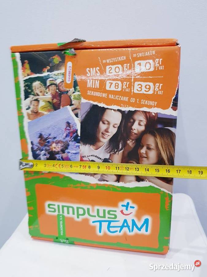 Kolekcjonerskie pudełko Simplus Team z 2004 roku Dąbrowa Górnicza