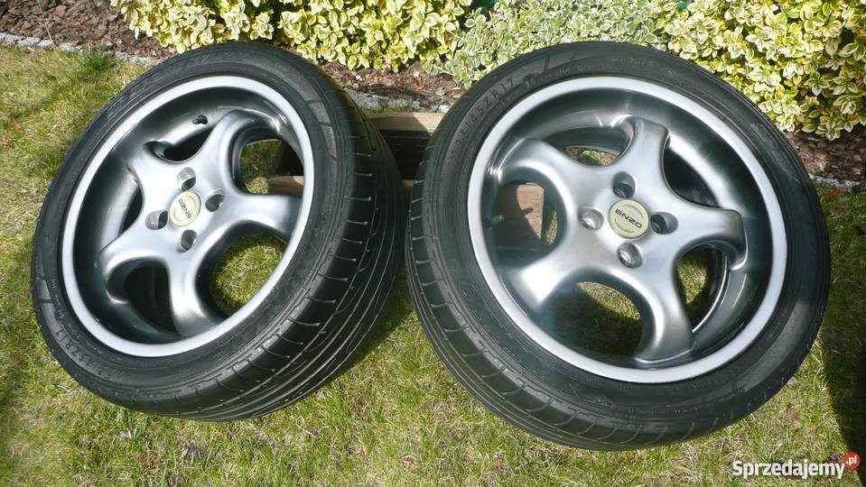 Piękne Felgi ENZO CUP 17 4 OPONY aluminiowe sprzedam