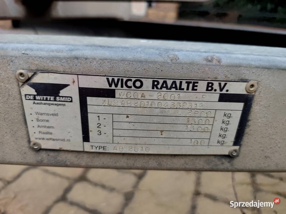 Przyczepa Laweta Pod Minikoparkę DMC 2600 Wodzisław sprzedam