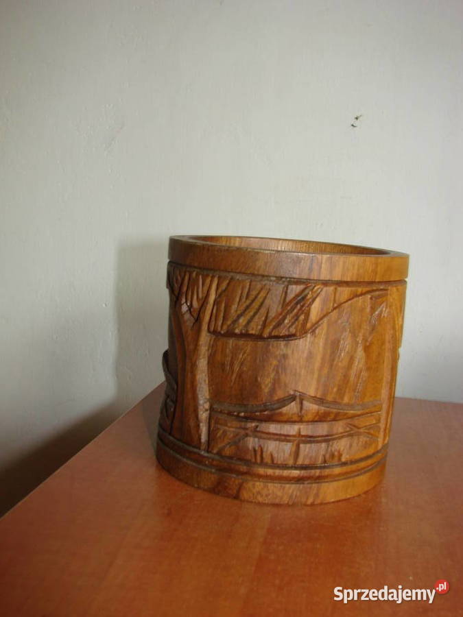 teakowa puszka pojemnik Pruszcz Gdański sprzedam