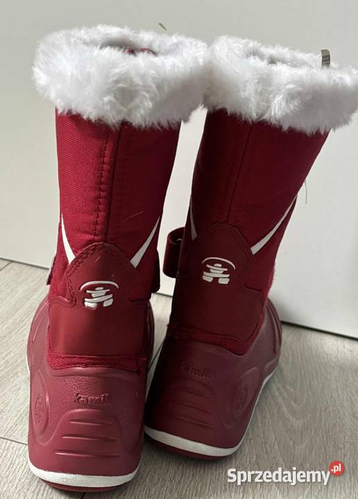 Buty kamik śniegowe czerwony Rabka-Zdrój sprzedam