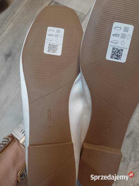 43 ASOS Design Ekskluzywne białe baleriny Kraków