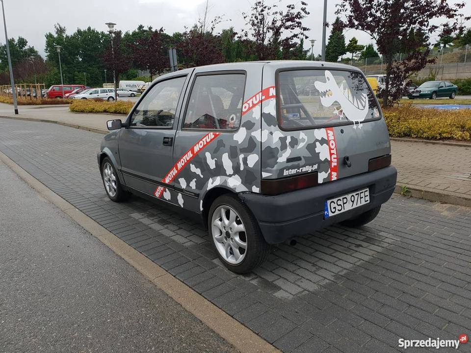Fiat Cinquecento 12 16v KJS Rajdy Klatka Kubełki Cinquecento Gdańsk