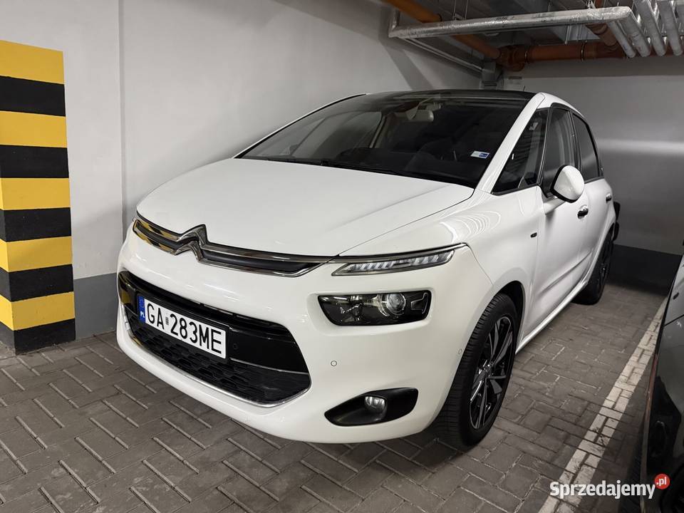 Citroen c4 Picasso exclusive prywatnie biały Gdynia sprzedam