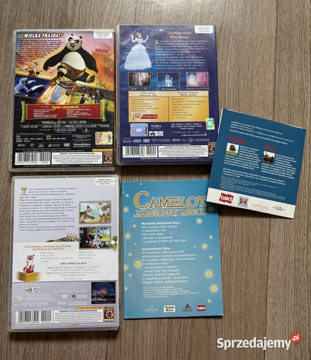 Disney Kopciuszek Kung Fu Panda bajki DVD Warszawa