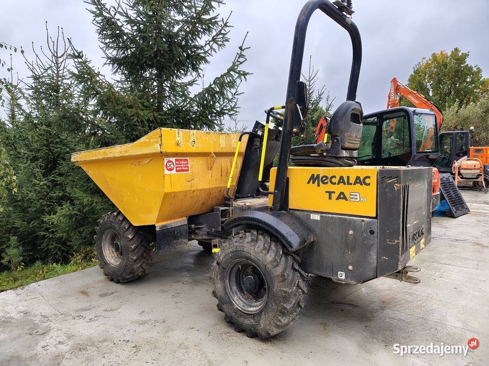 Wozidło budowlane 3tonowe Mecalac Ta3h Terex małopolskie Kraków