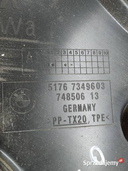 OSŁONA GÓRNA LAMPY PRAWY PRZÓD 7349603 Bmw Seria świętokrzyskie