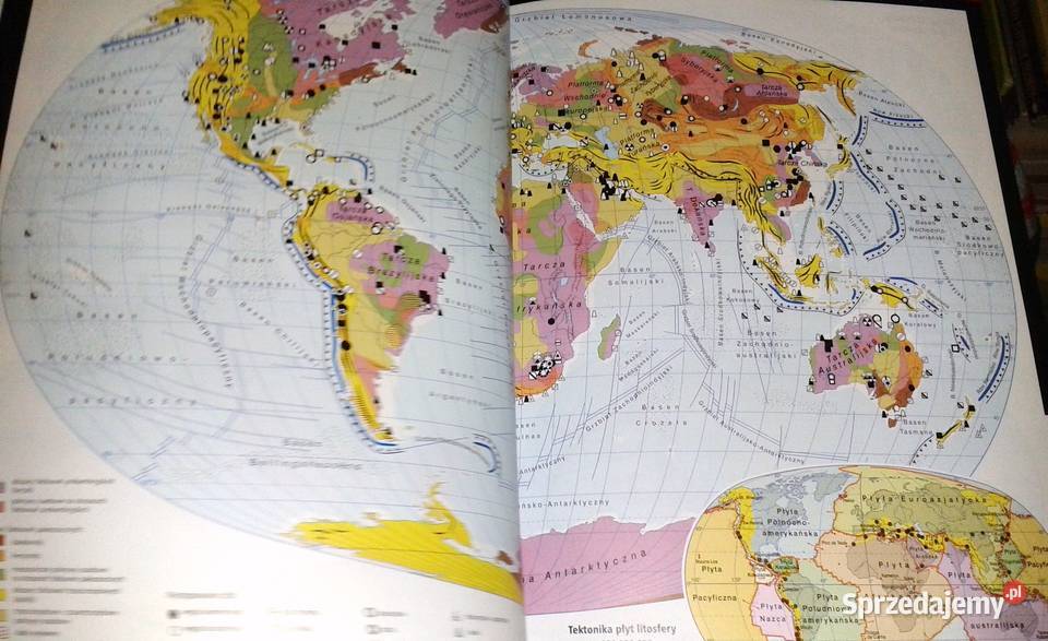 Szkolny atlas geograficzny Świat Polska ponad miękka lubelskie Chełm